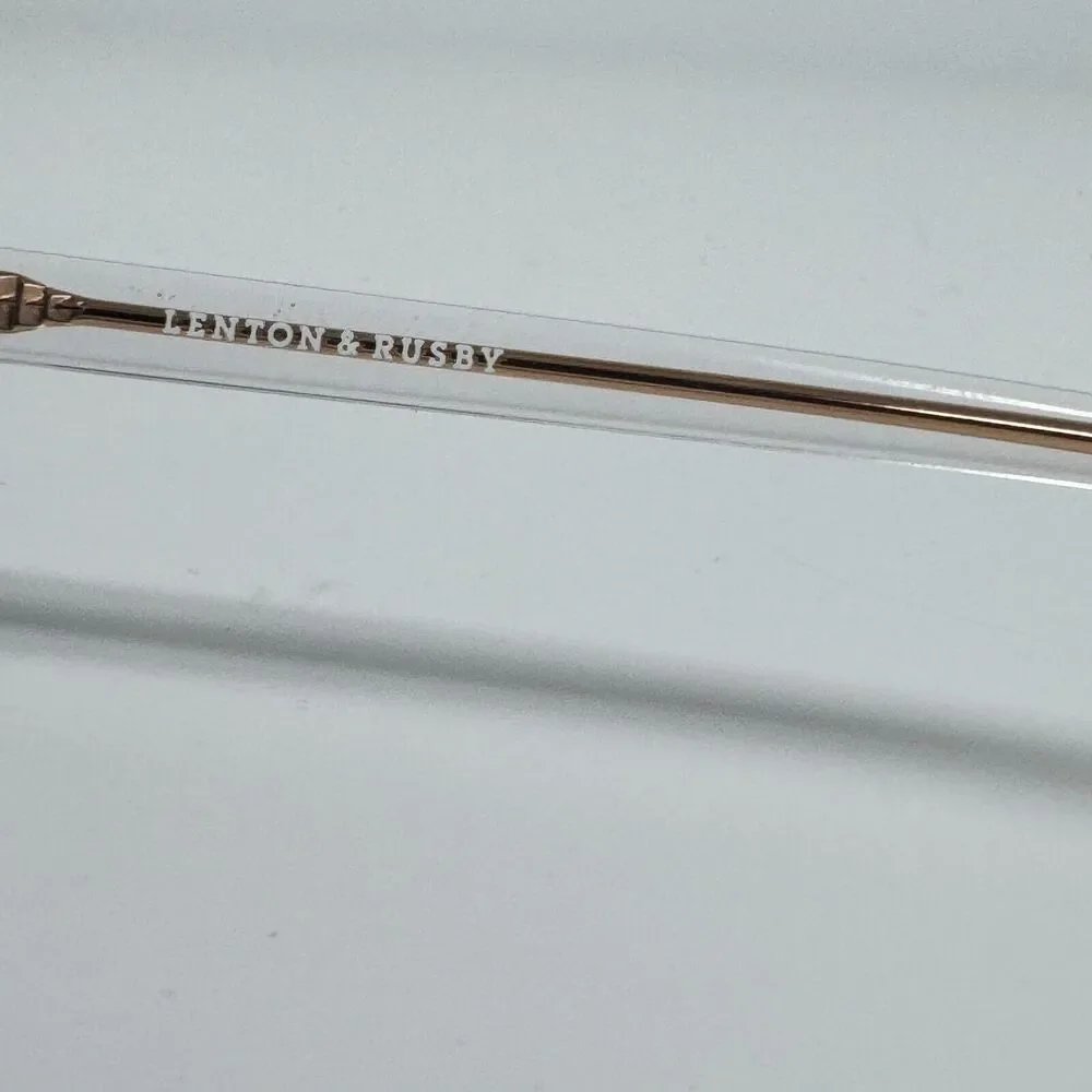 Lenton and Rusby‎ LR4502 Eyeglasses Unisex Crystal Square 54-20-140 H13927